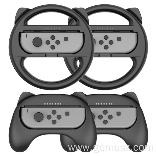 For Nintendo Switch Racing Wheel Controller Grip Kit
